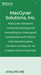 Mobile Screenshot of macgyversolutions.com